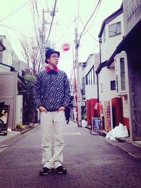 Ken Matsudaさん（メンズ・174cm）の冬コーディネート