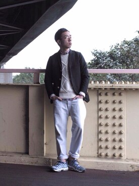 Ken Matsudaさん(メンズ・174cm)の冬コーディネート