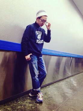 Ken Matsudaさん(メンズ・174cm)の冬コーディネート