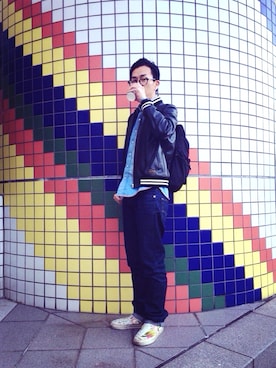 Ken Matsudaさん（メンズ・174cm）の春コーディネート