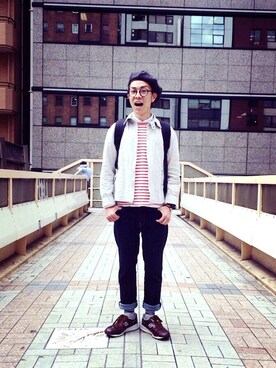 Ken Matsudaさん（メンズ・174cm）の春コーディネート