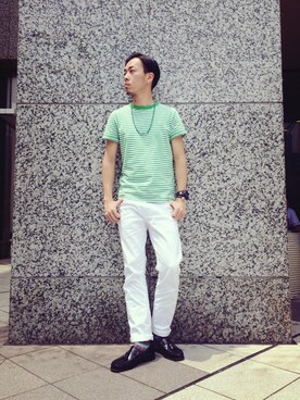 Ken Matsudaさん（メンズ・174cm）の夏コーディネート