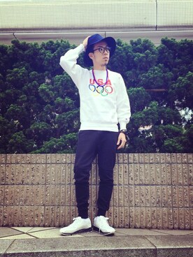 Ken Matsudaさん（メンズ・174cm）の秋コーディネート