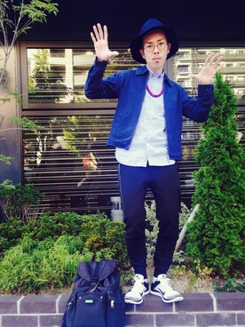 Ken Matsudaさん（メンズ・174cm）の秋コーディネート