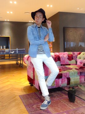 Ken Matsudaさん（メンズ・174cm）の春コーディネート