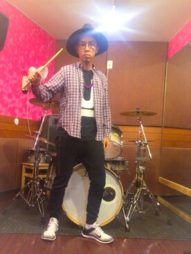 Ken Matsudaさん（メンズ・174cm）の夏コーディネート