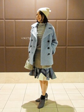 UNITED ARROWS アトレ恵比寿 ウィメンズストア STAFFさん(レディース・165cm)の秋コーディネート