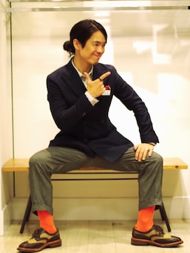 タケダヒロタカ★★★さん（メンズ・164cm）の秋コーディネート