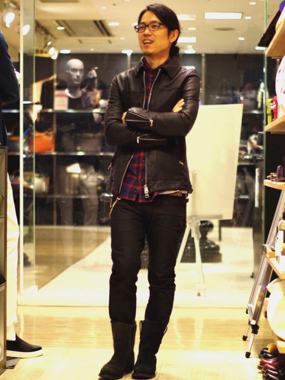 タケダヒロタカ｜KATHARINE HAMNETT LONDON のライダースジャケットを