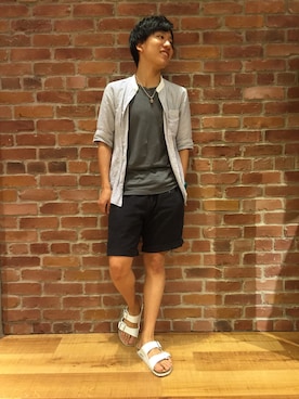 けんさんさん（メンズ・172cm）の夏コーディネート