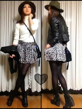 「ウエストイン」｜「アイテム（ノーカラージャケット）」を使った、Raiさん（レディース・171cm）の秋コーディネート
