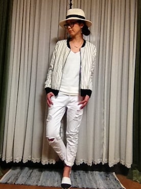「白いスニーカー」｜「アイテム（その他シューズ）」を使った、Raiさん（レディース・171cm）の春コーディネート
