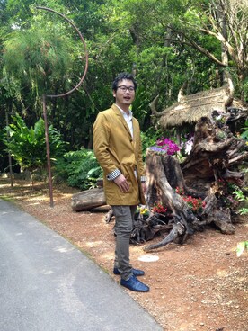 サンタさん（メンズ・176cm）の春コーディネート