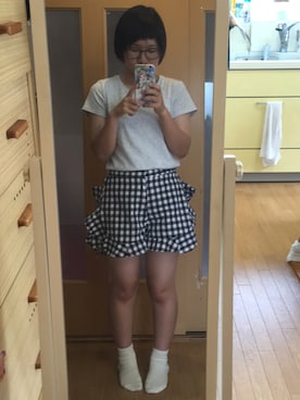 「ショートパンツ」｜こなこさん（レディース・150cm・10代）の夏コーディネート