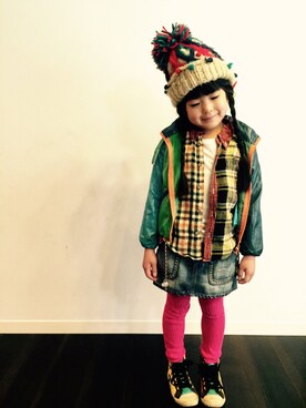 アツナナさん（キッズ・110cm）の春コーディネート