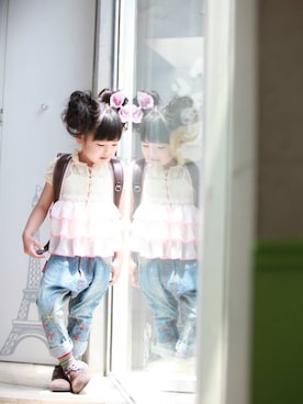 アツナナさん(キッズ・100cm)の春コーディネート