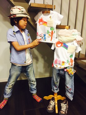 アツナナさん（キッズ・120cm）の春コーディネート