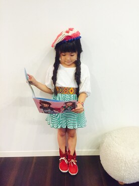 アツナナさん（キッズ・110cm）の夏コーディネート