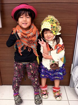 アツナナさん（キッズ・100cm）の秋コーディネート