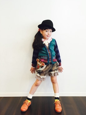 アツナナさん（キッズ・120cm）の冬コーディネート