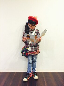 アツナナさん（キッズ・120cm）の冬コーディネート