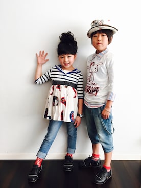 アツナナさん（キッズ・120cm）の春コーディネート