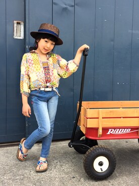 アツナナさん（キッズ・120cm）の春コーディネート