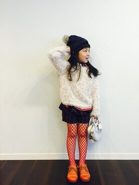 アツナナさん（キッズ・120cm）の冬コーディネート