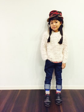 アツナナさん（キッズ・120cm）の冬コーディネート