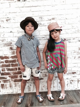 アツナナさん（キッズ・120cm）の夏コーディネート