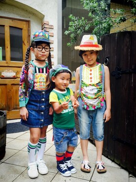 アツナナさん（キッズ・120cm）の夏コーディネート