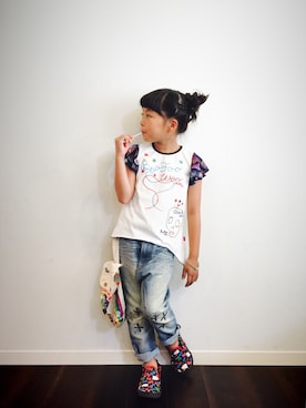 アツナナさん（キッズ・120cm）の夏コーディネート