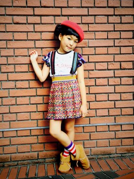 アツナナさん（キッズ・128cm）の夏コーディネート