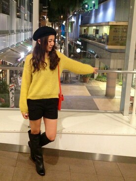 サブ店長さん（レディース・156cm）の秋コーディネート