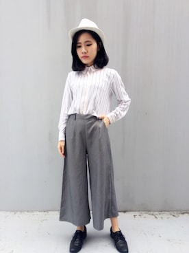 「NO216（ナンバー216）のアイテム」を使った、Aimeeさん（レディース・155cm）の春コーディネート