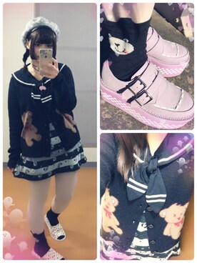 「アイテム（タイツ/ストッキング）」を使った、結川さん（レディース・158cm・20代）の秋コーディネート