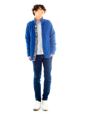 「tk.TAKEO KIKUCHI（ティーケータケオキクチ）のアイテム（その他）」を使った、えてるさん（メンズ・159cm）の秋コーディネート