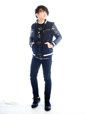 「CONVERSE（コンバース）のCONVERSE コンバース ジャック パーセル / JACK PURCEL（スニーカー）」を使った、えてるさん（メンズ・159cm）の冬コーディネート