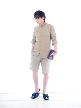 「08sircus（ゼロエイトサーカス）のアイテム（その他）」を使った、えてるさん（メンズ・159cm）の夏コーディネート