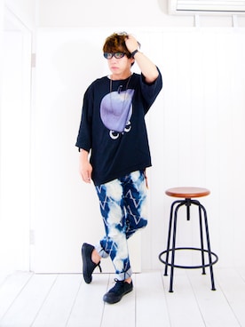 「SHAREEF（シャリーフ）のアイテム（その他）」を使った、えてるさん（メンズ・159cm）の秋コーディネート