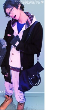 「UNFIT（アンフィット）のアイテム（ジャケット/アウター）」を使った、りーくんさん（メンズ・165cm）の冬コーディネート