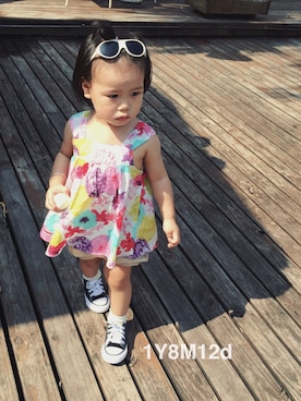 「absorba（アブソルバ）のアイテム」を使った、wowshoppingqueenさん（キッズ・90cm）の夏コーディネート