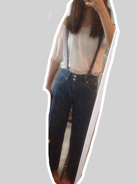 「Chico（チコ）のアイテム（シャツ/ブラウス、ホワイト系）」を使った、yaaaさん（レディース・171cm）の夏コーディネート