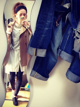 Saako…☺︎♡さん（レディース・155cm）の春コーディネート