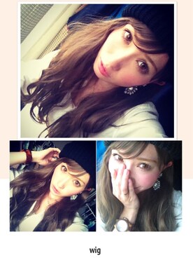 「ロング」｜「アイテム（ニットキャップ/ビーニー）」を使った、Saako…☺︎♡さん（レディース・155cm）の夏コーディネート