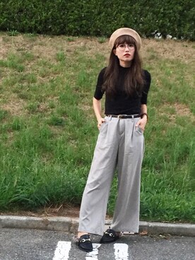 Saako…☺︎♡さんの（UNIQLO｜ジャンポールゴルチエ）を使ったコーディネート