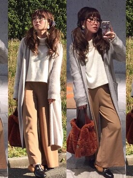 Saako…☺︎♡さんの（UNIQLO｜ジャンポールゴルチエ）を使ったコーディネート