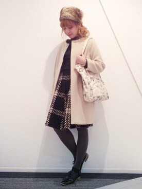 「Lily Brown」｜「アイテム（その他）」を使った、Sakurai Miuさん（レディース・158cm）の秋コーディネート