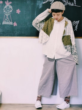 「白いスニーカー」｜「アイテム（その他アウター）」を使った、まいみさん（レディース・164cm）の春コーディネート