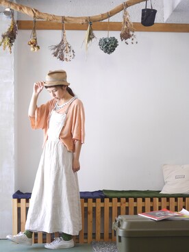 「ナチュ会」｜まいみさん（レディース・164cm）の春コーディネート